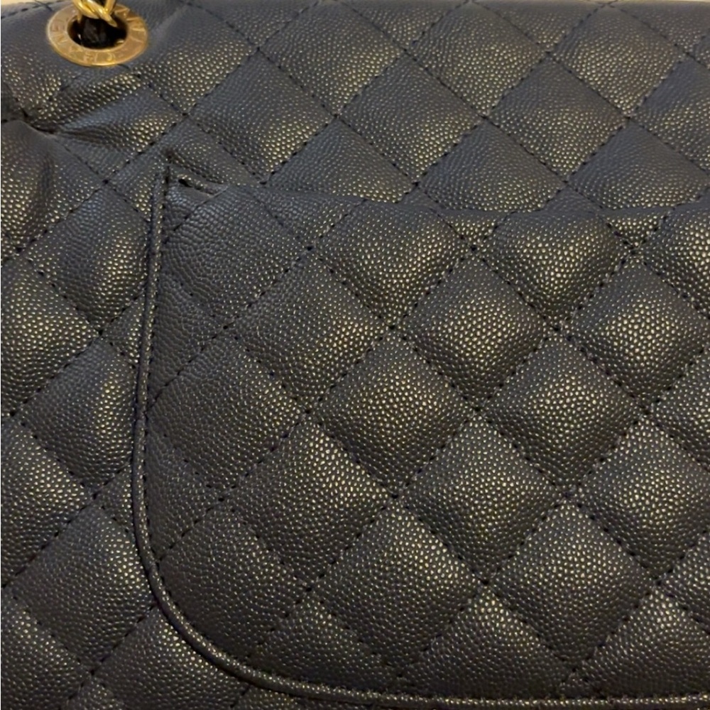 Gorgeous Navy Blue Pebble Bag - Picture 6 of 6